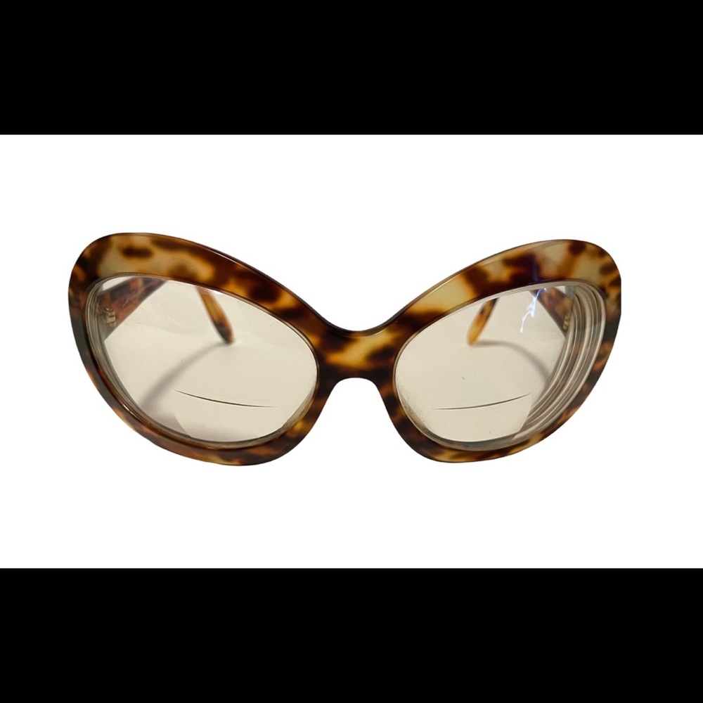 Salvatore Ferragamo Oversized Tortoise Shell RX Oval Sunglasses Frames 2090